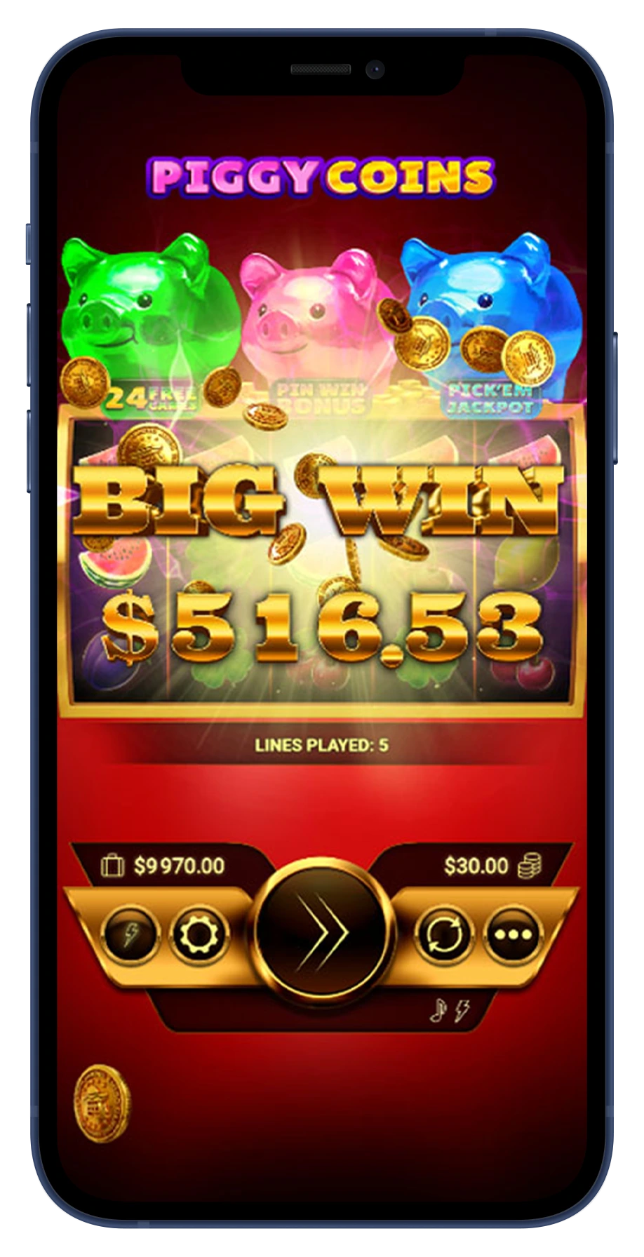 Piggy Coins — online slot | Amigo Gaming